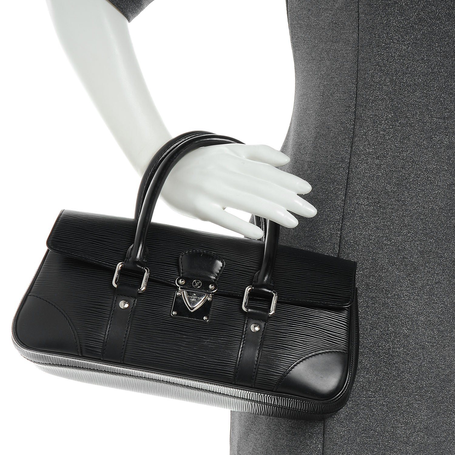 Louis Vuitton Epi Segur PM Black 2 of 7