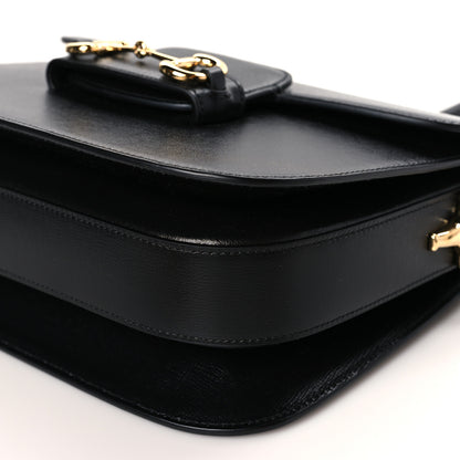 Gucci Azalea Calfskin Horsebit 1955 Shoulder Bag Black 8 of 8