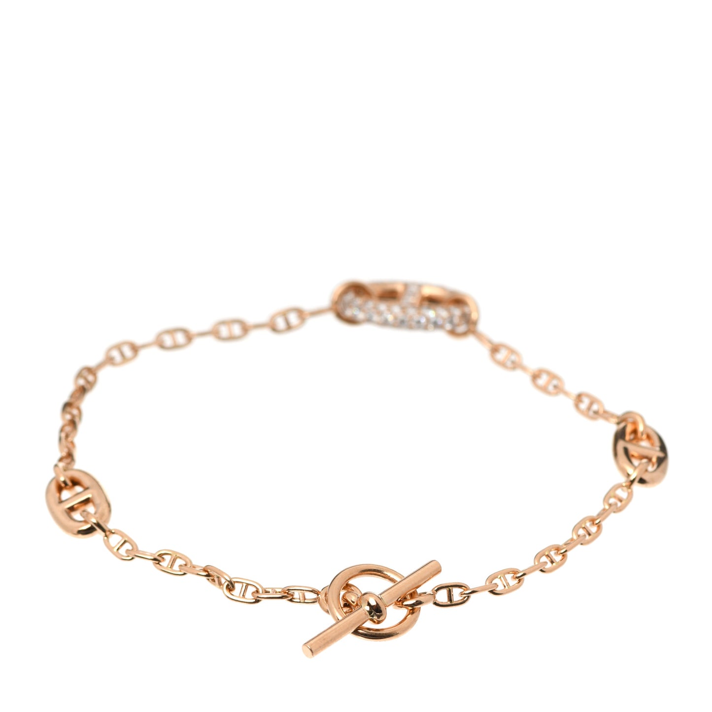 18K Rose Gold Diamond PM Farandole Bracelet ST
