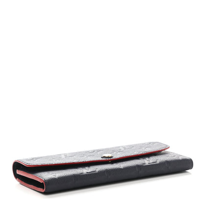 Louis Vuitton Empreinte Emilie Wallet Marine Rouge 4 of 7