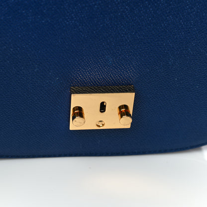 MCM Park Avenue Calfskin Small Patricia Crossbody Bag Blue 9 of 9