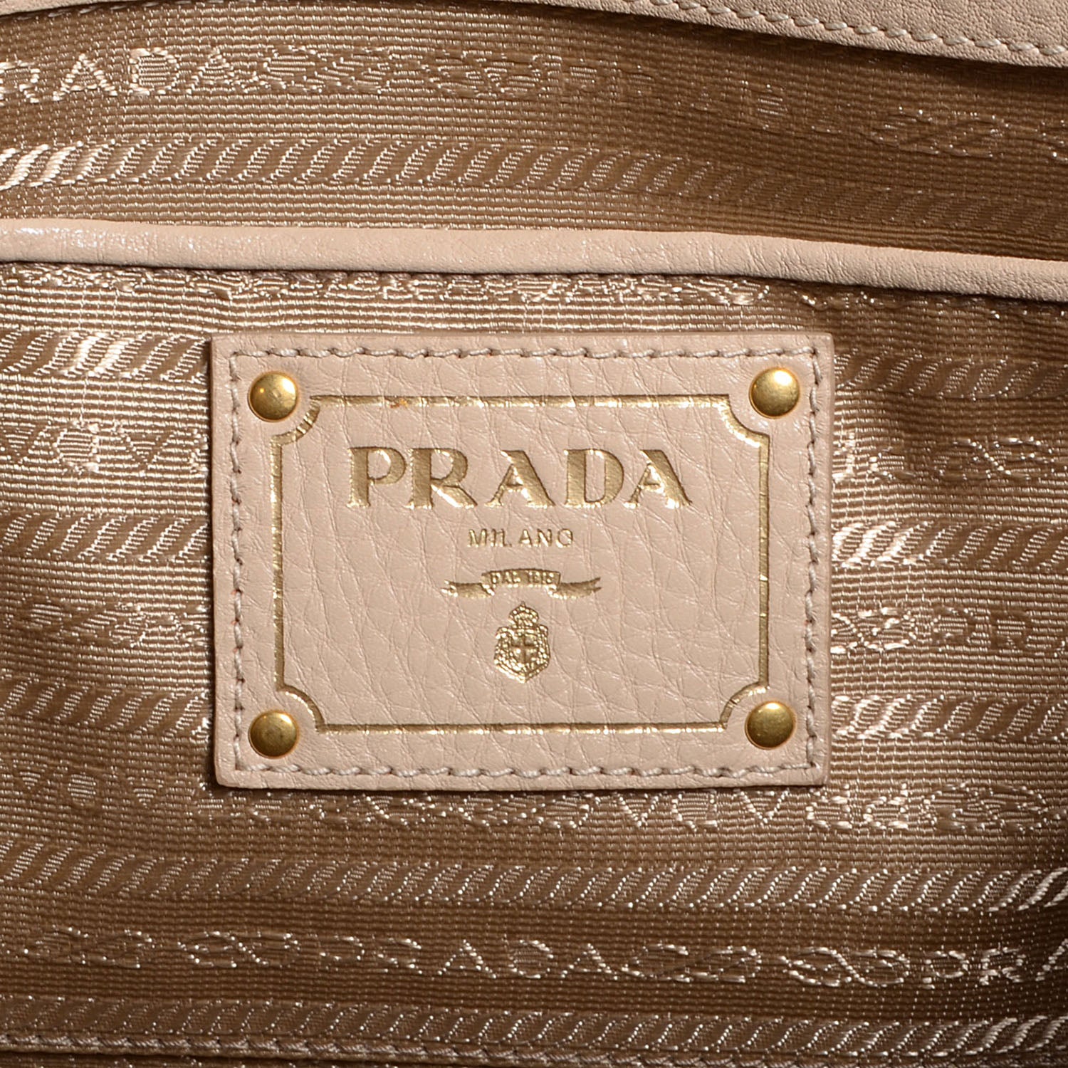 Prada Vitello Daino Shopping Tote Sabbia 6 of 21