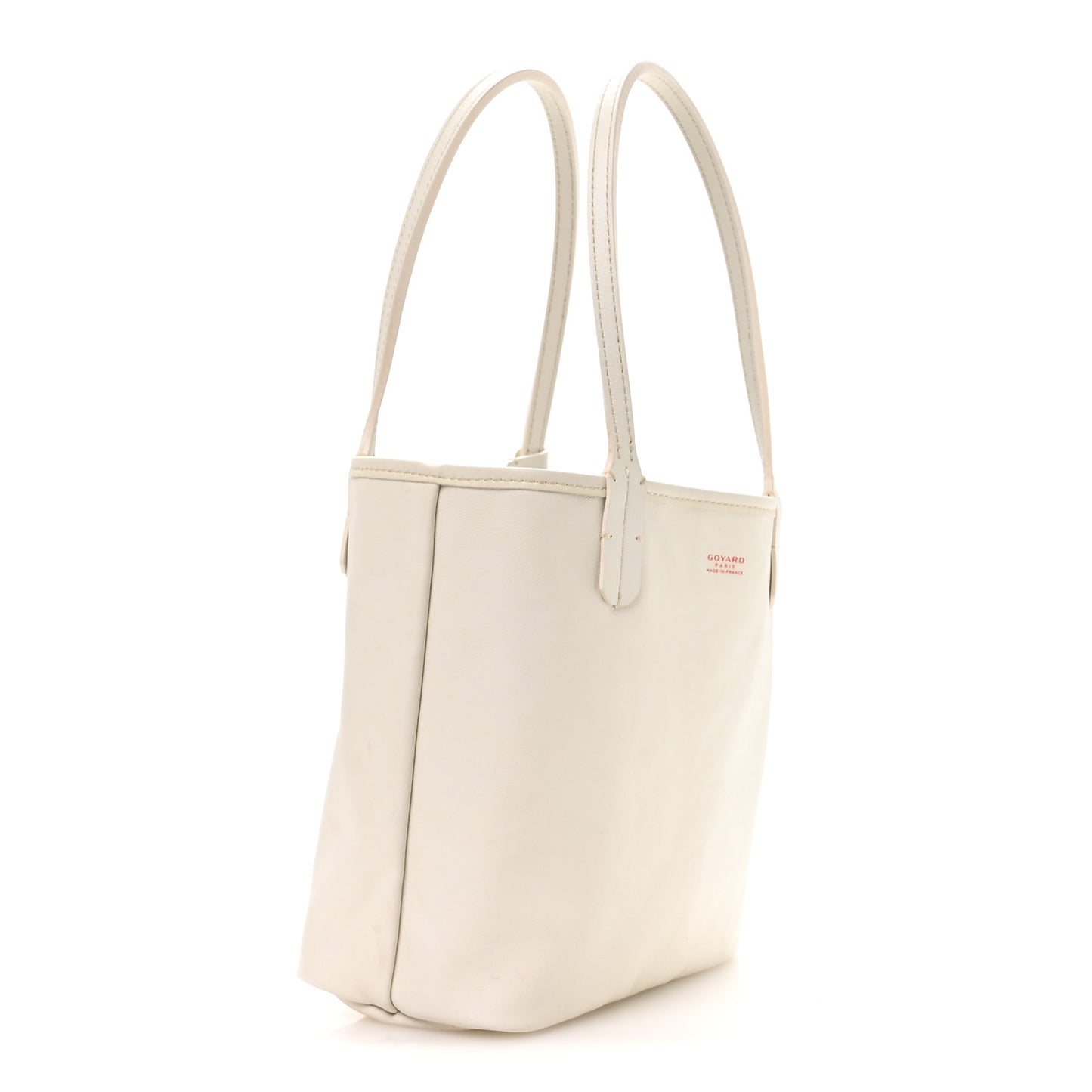 Goyardine Reversible Mini Anjou White