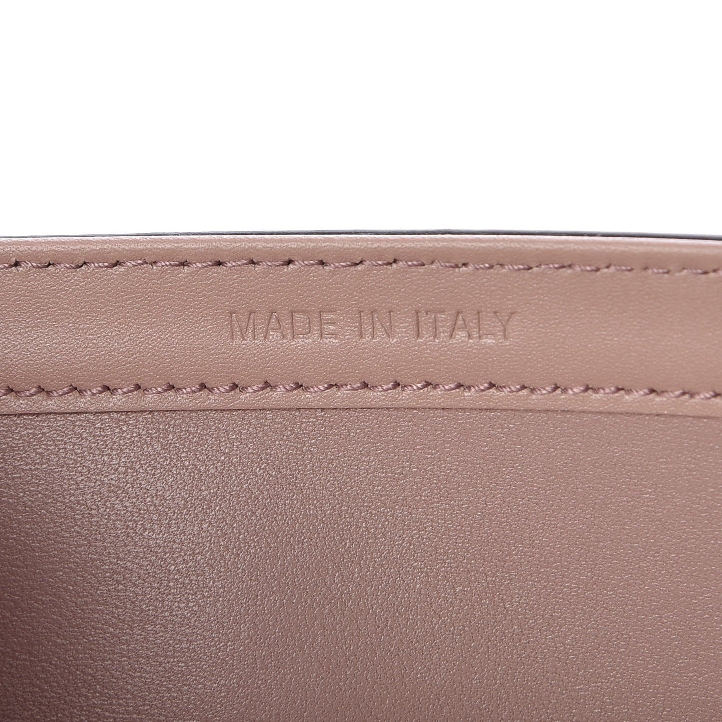 Calfskin Bee Pouch Powder Beige