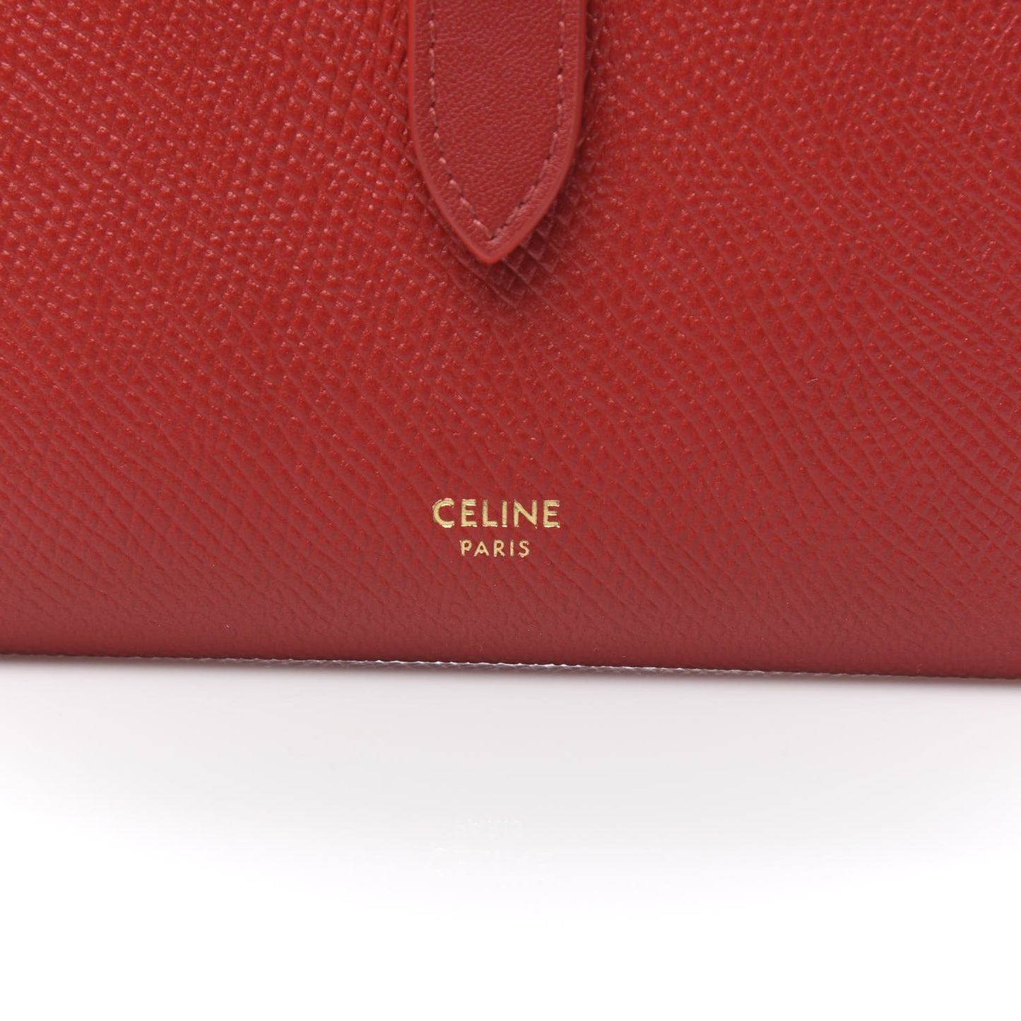 Grained Calfskin Medium Multifunction Strap Wallet