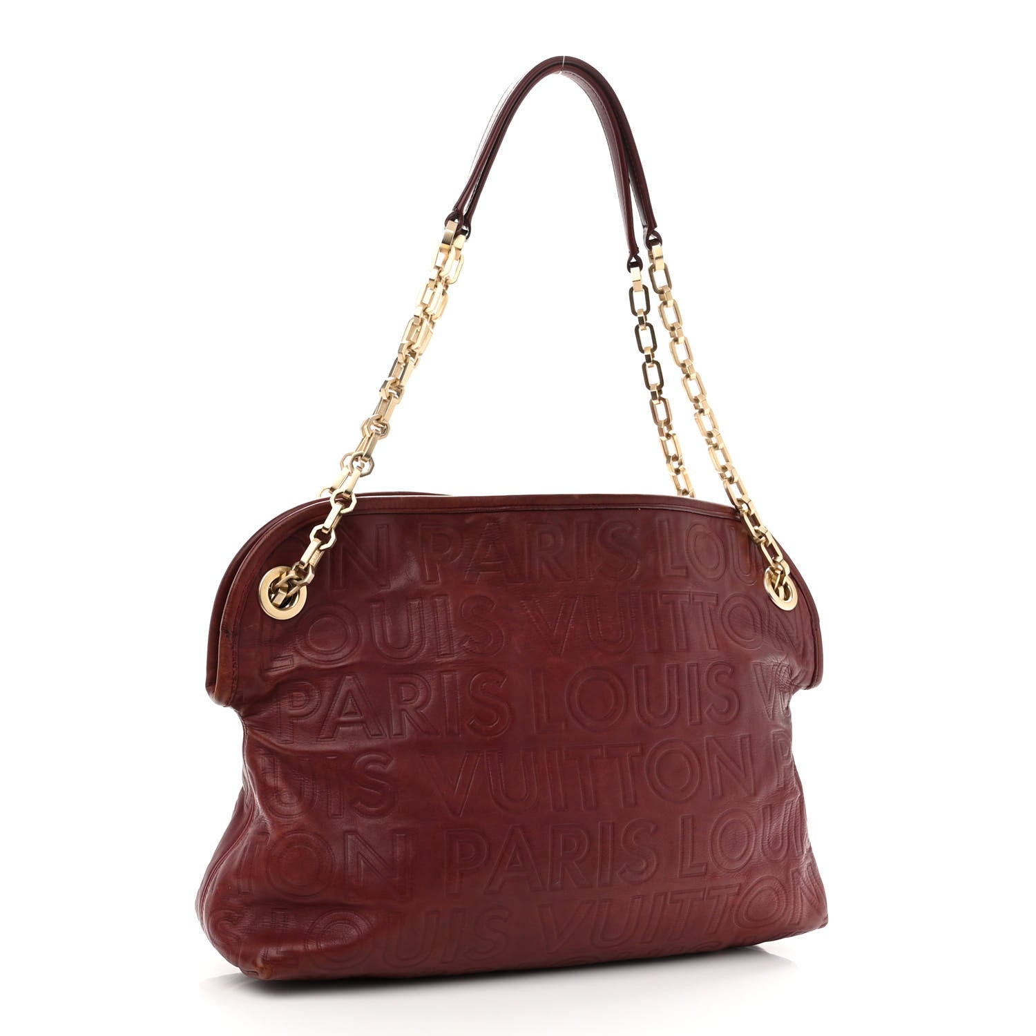 Louis Vuitton Monogram Paris Souple Wish Burgundy 3 of 10