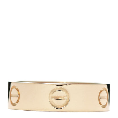 Cartier 18K Yellow Gold 5.5mm LOVE Ring 56 7.5 3 of 5
