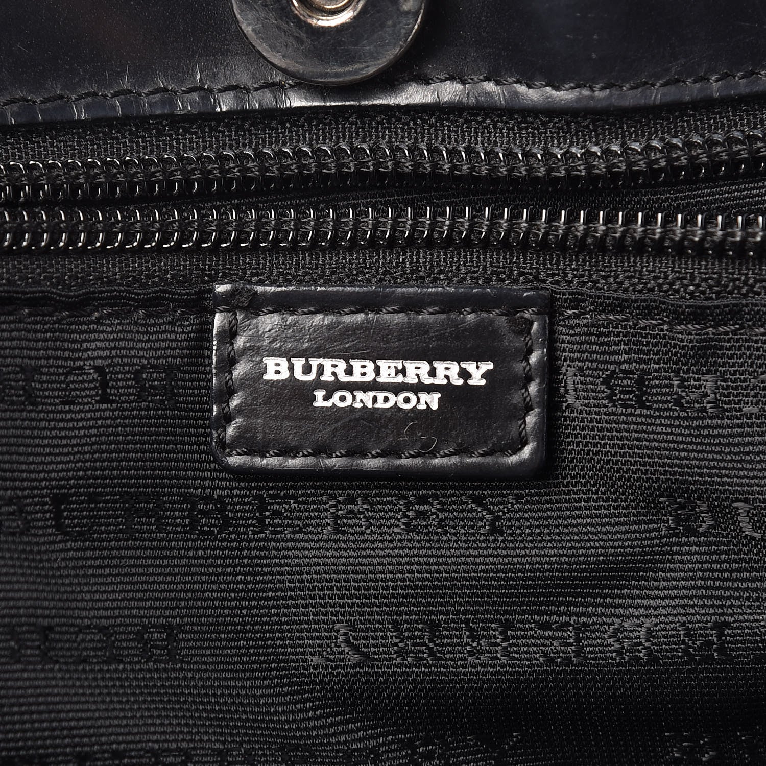 Burberry House Check Large Tote Black 6 of 15