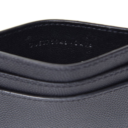 Saint Laurent Grain De Poudre Card Case Black 7 of 8