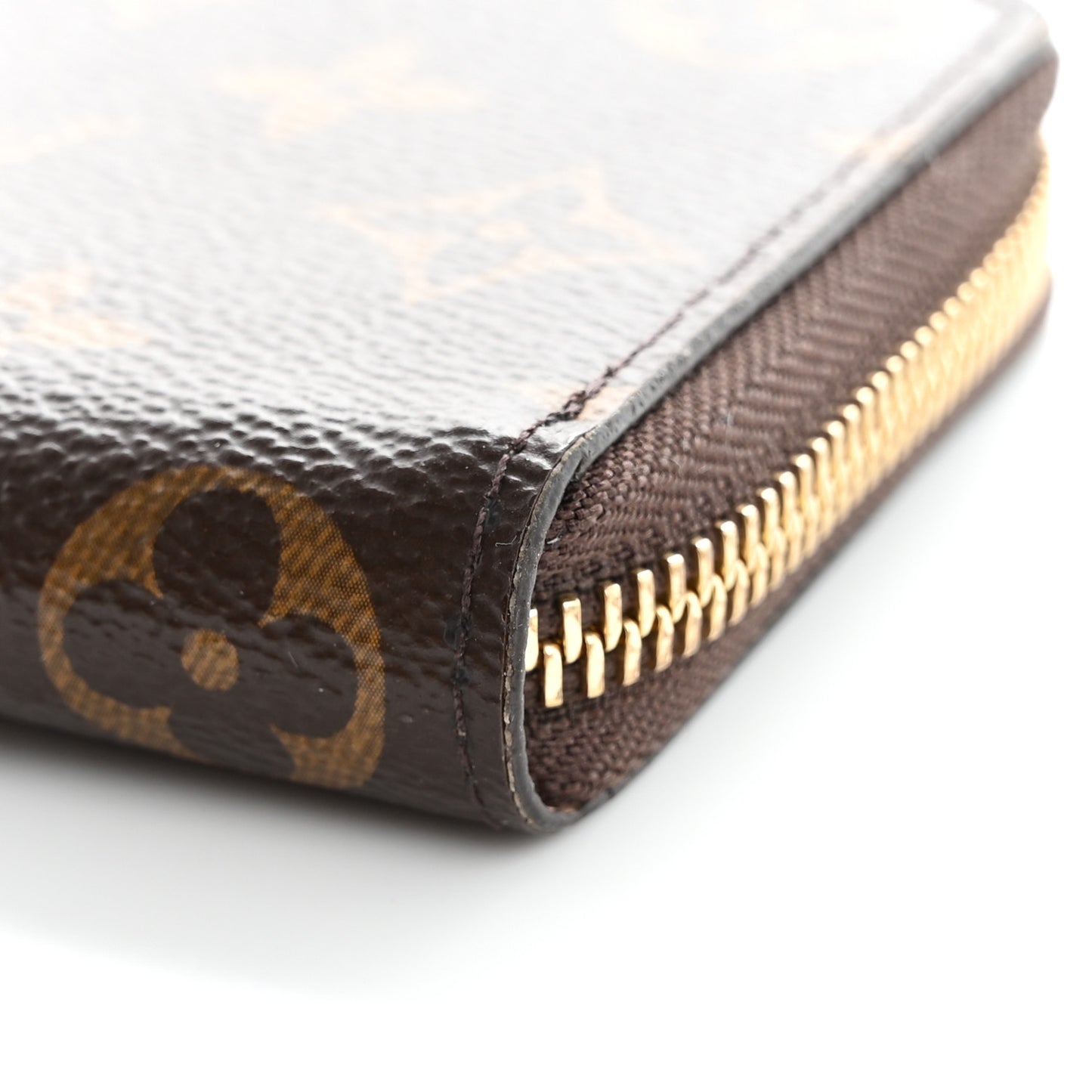 Monogram Clemence Wallet Rose Ballerine