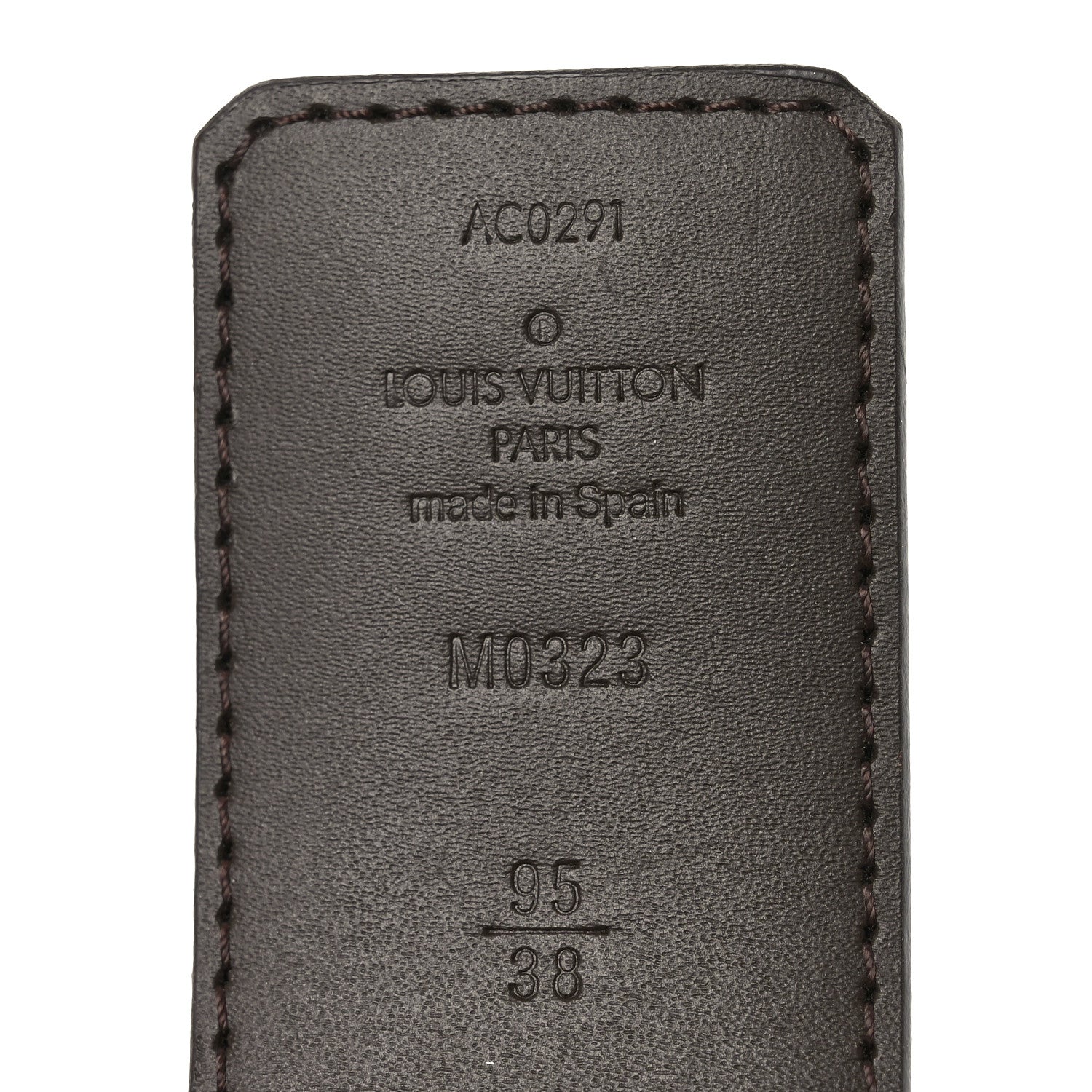 Louis Vuitton Monogram Calfskin 40mm LV Initiales Reversible Belt 95 38 Brown 4 of 4