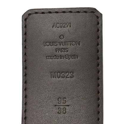 Louis Vuitton Monogram Calfskin 40mm LV Initiales Reversible Belt 95 38 Brown 4 of 4