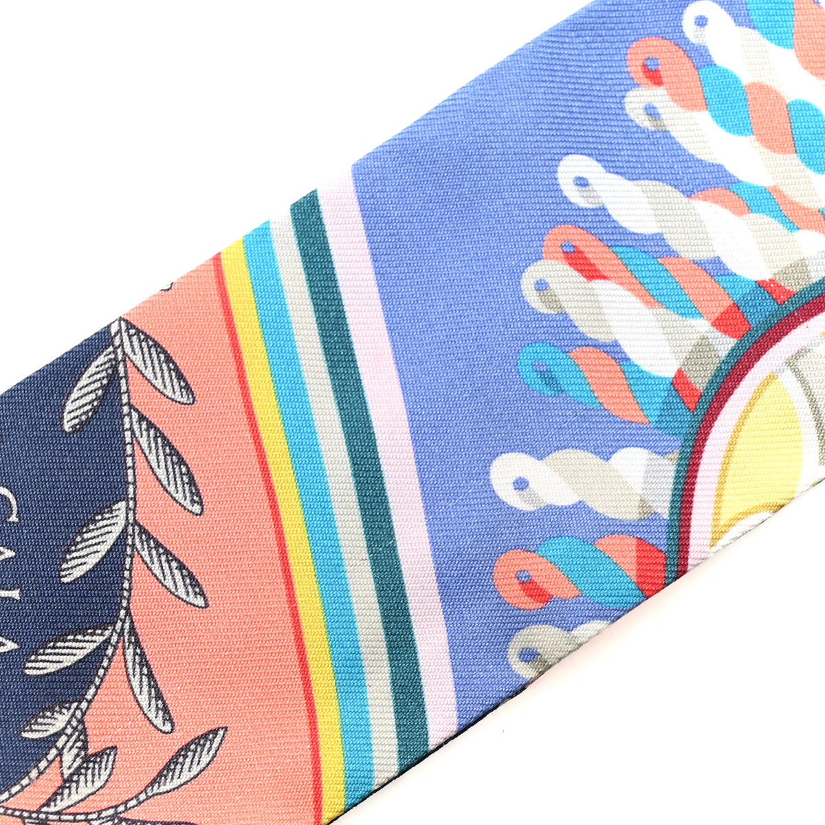 Silk Epaulettes De Gala Twilly Blue Multicolor