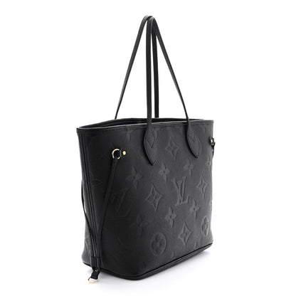 Louis Vuitton Empreinte Monogram Giant Neverfull MM Black 3 of 10