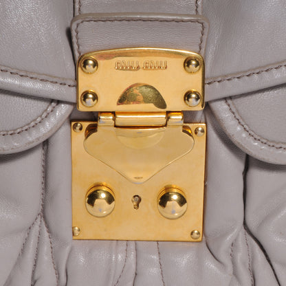 Miu Miu Matelasse Lux Nappa Leather Coffer Bag 8 of 11