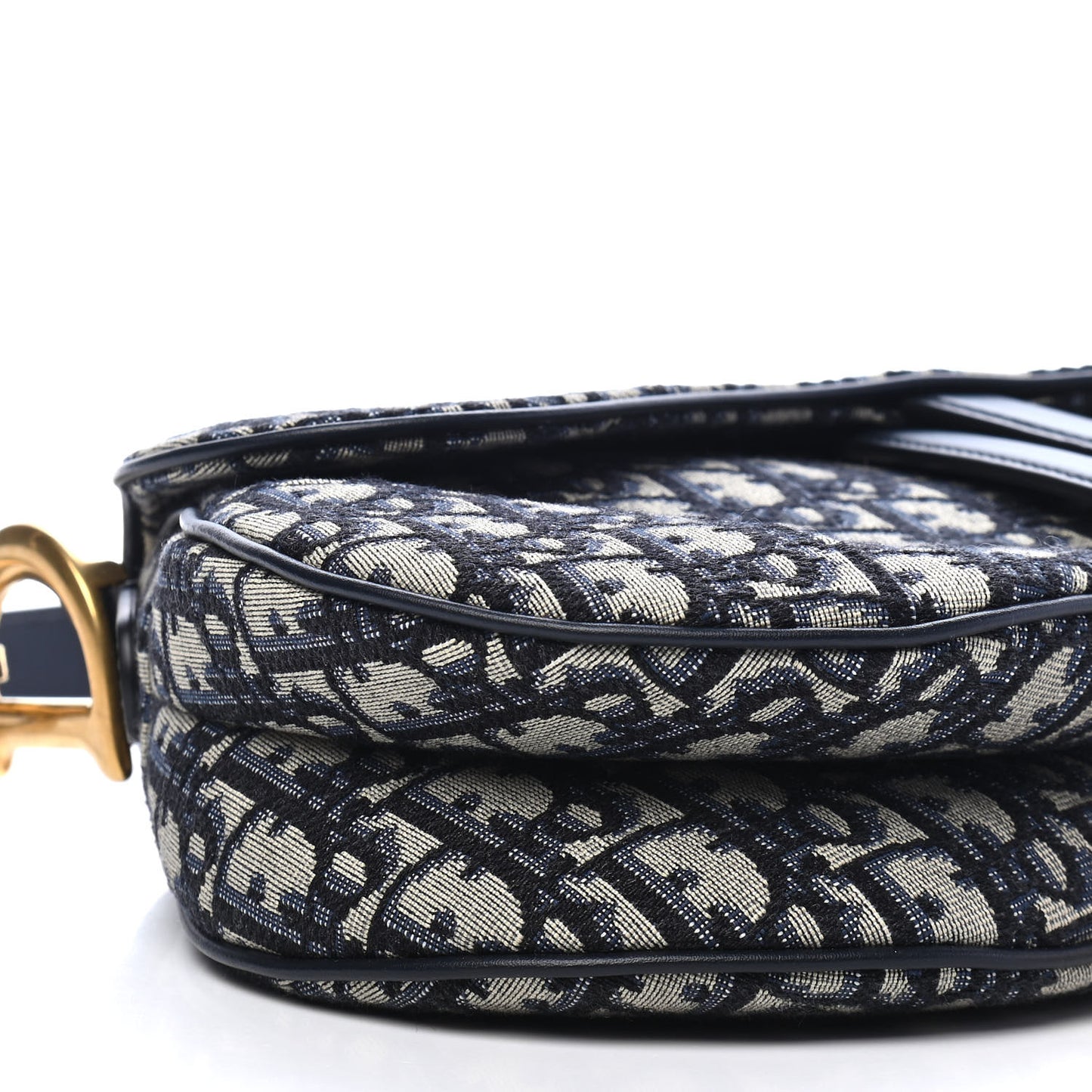 Oblique Saddle Bag Blue