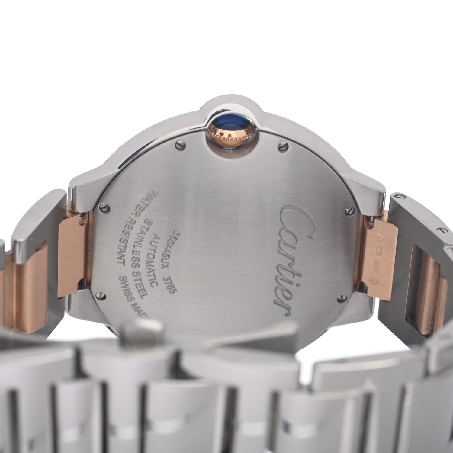 Cartier Stainless Steel 18K Pink Gold 42mm Ballon Bleu De Cartier Automatic Watch 4 of 5
