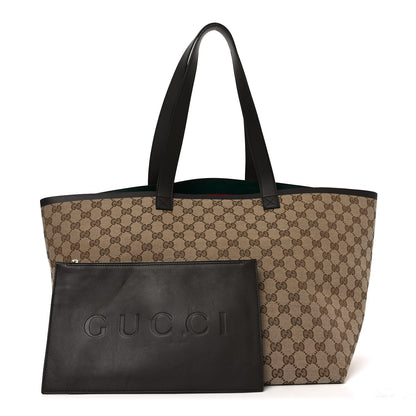 Gucci Monogram Medium Totissima Shopping Tote Beige Ebony 2 of 9