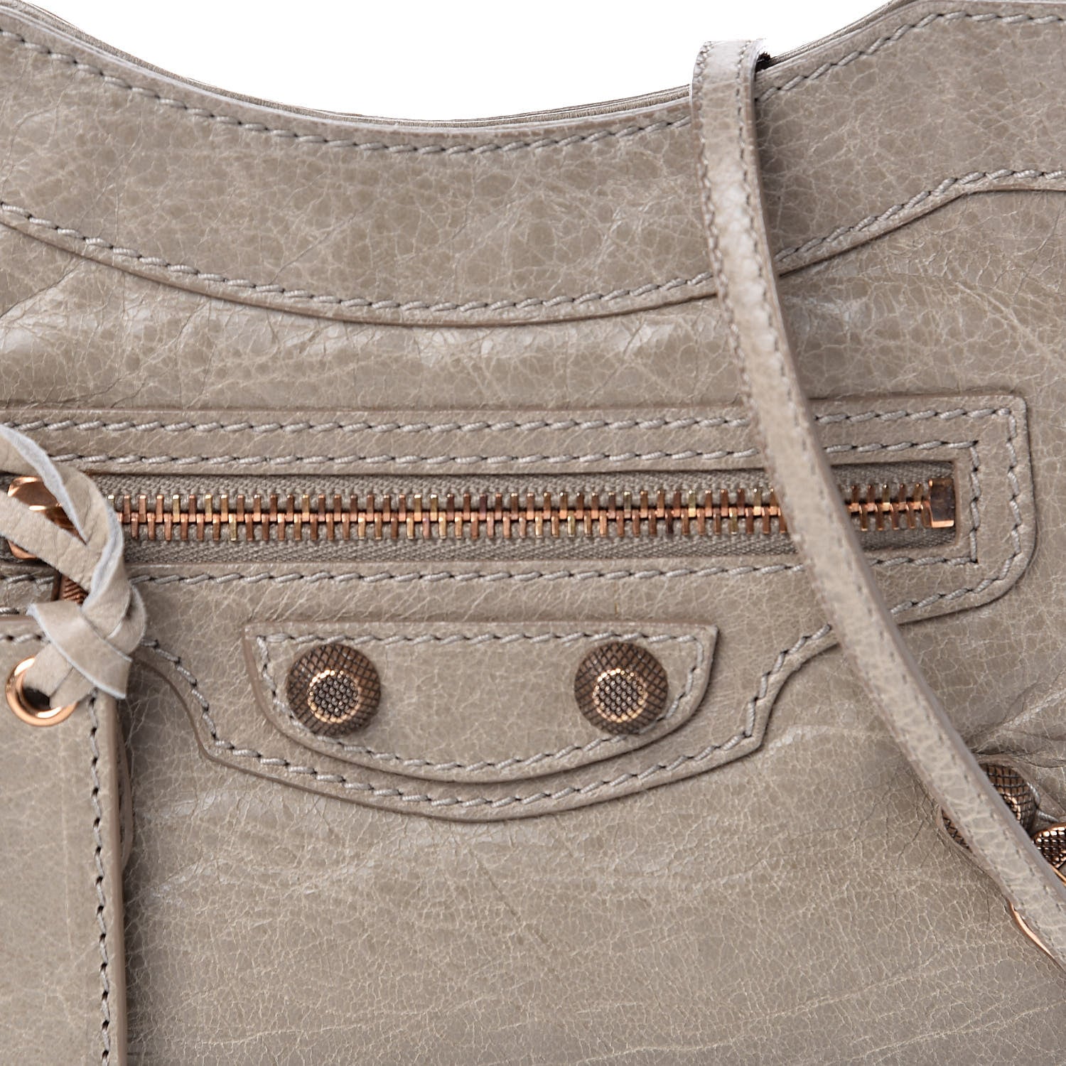 Balenciaga Agneau Giant 12 Rose Gold Hardware Hip Papyrus 10 of 10