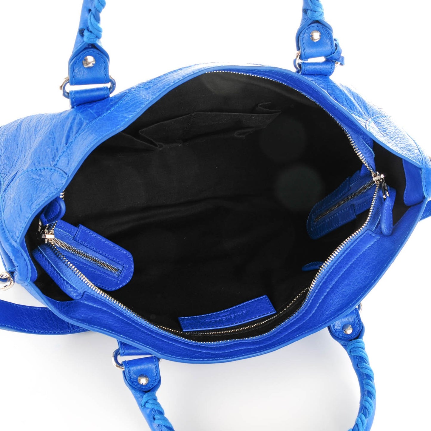 Agneau Giant 12 Silver Hardware City Bleu Lazuli