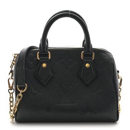 Louis Vuitton Empreinte Monogram Giant Speedy Bandouliere 20 Black 1 of 10