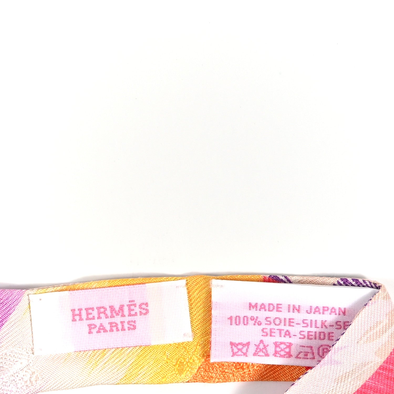Hermes Silk Marble Doll Twilly Rose Multicolor 3 of 3
