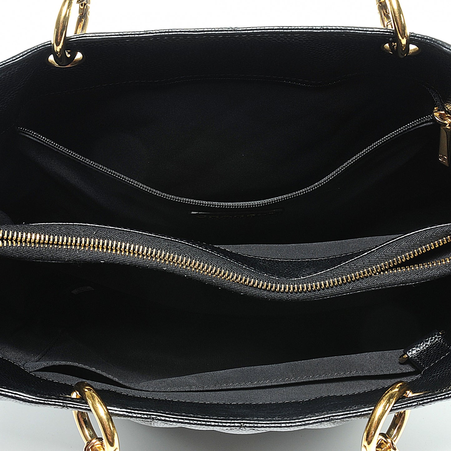 Caviar Grand Shopping Tote GST Black