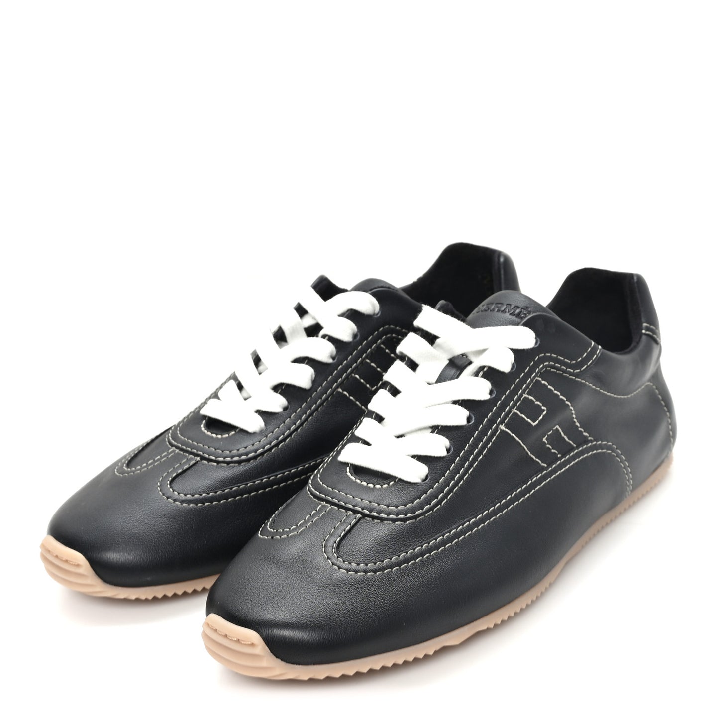 Calfskin Master Sneakers 38.5 Black