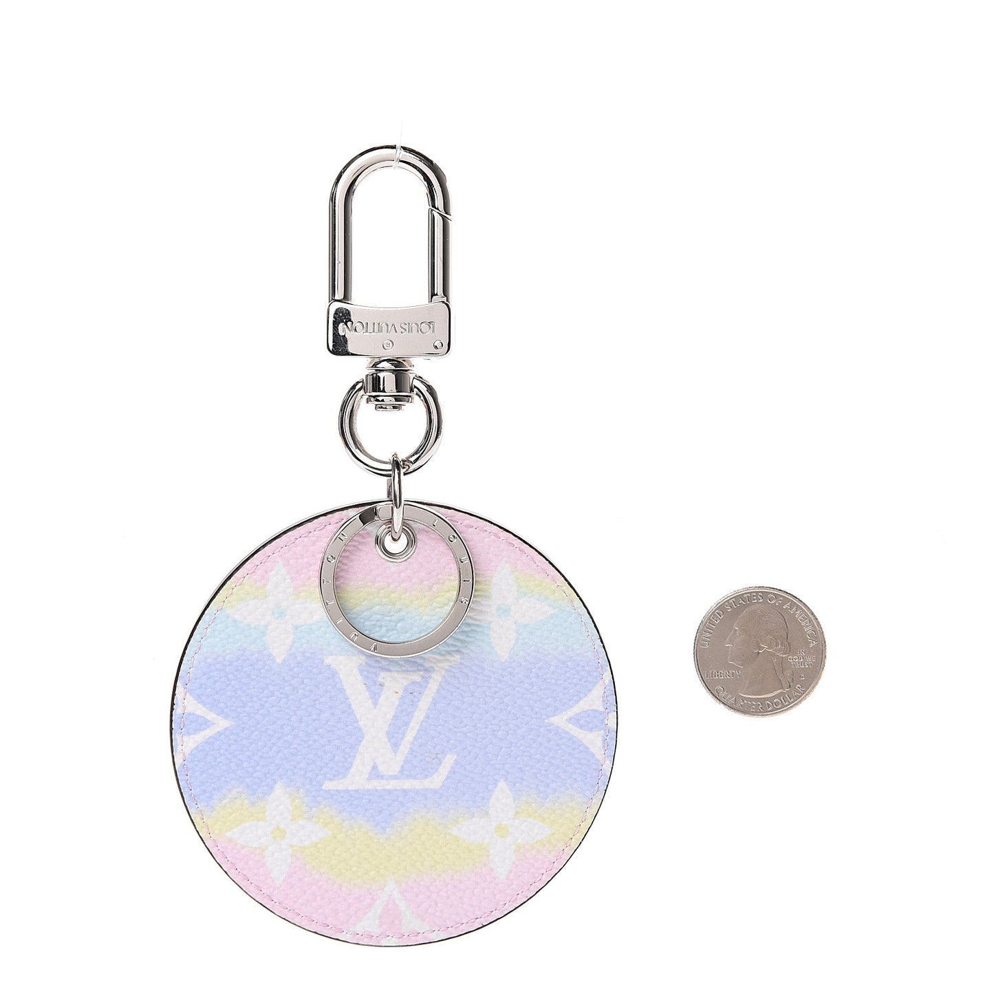 Monogram Escale Bag Charm Key Holder Pastel