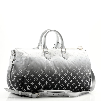 Louis Vuitton Nylon Frost Gradient Monogram LV Ski Keepall 45 Silver 2 of 8