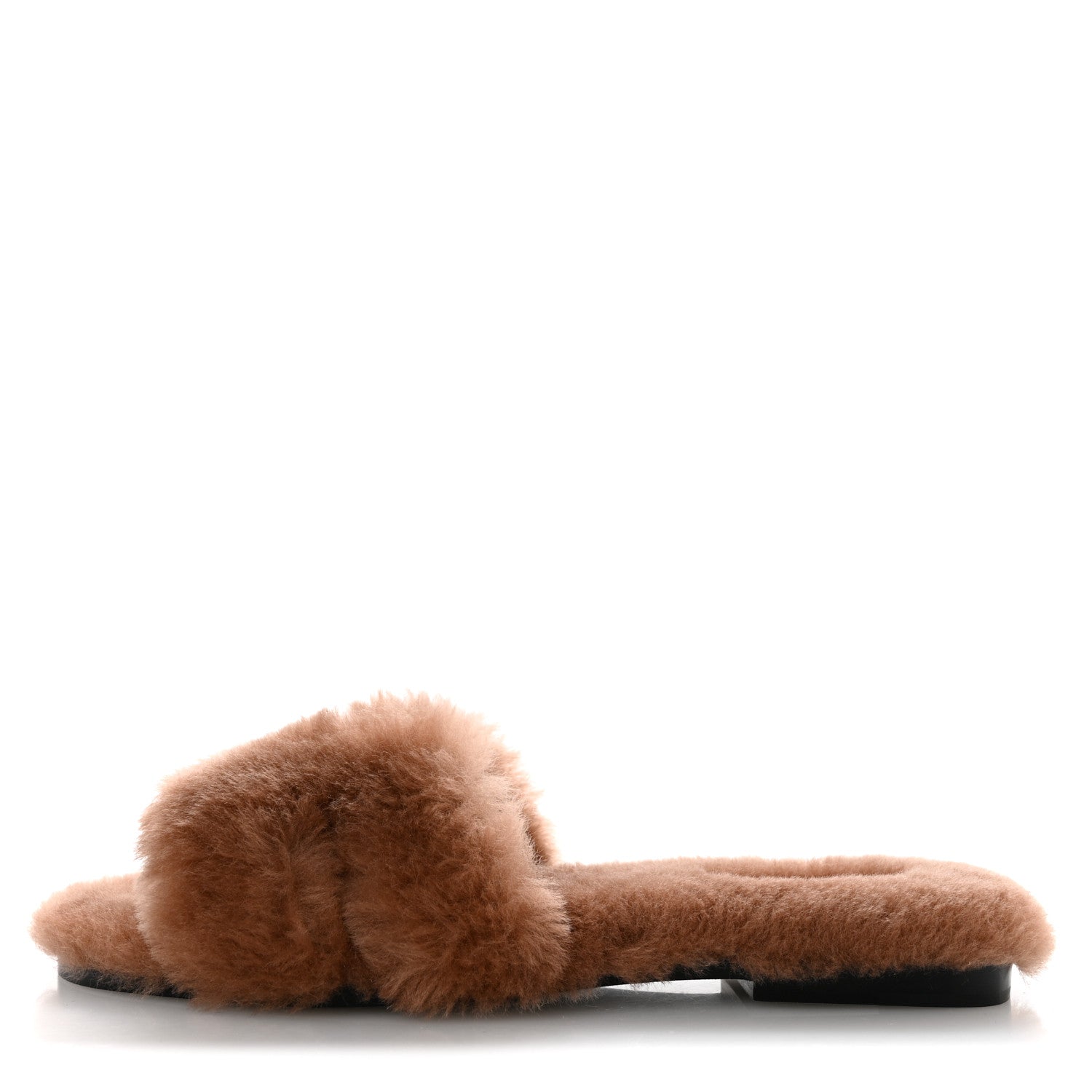 Hermes Woolskin Oran Sandals 40 Naturel 1 of 8