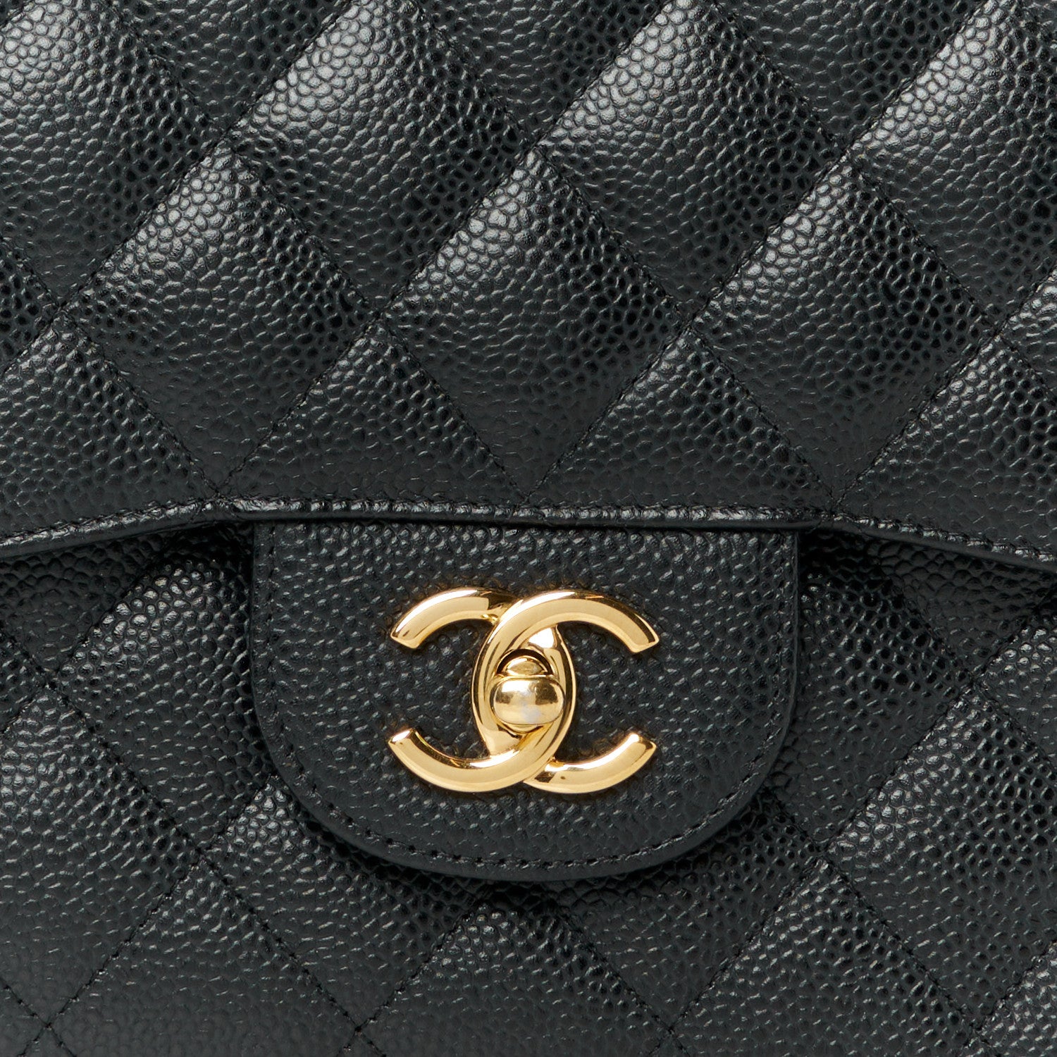 Chanel Caviar Quilted Jumbo Double Flap Black 9 of 11