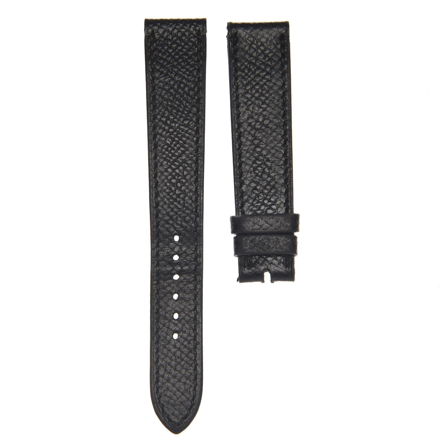 Hermes Courchevel Heure H Hour Watch MM Strap Black 1 of 4