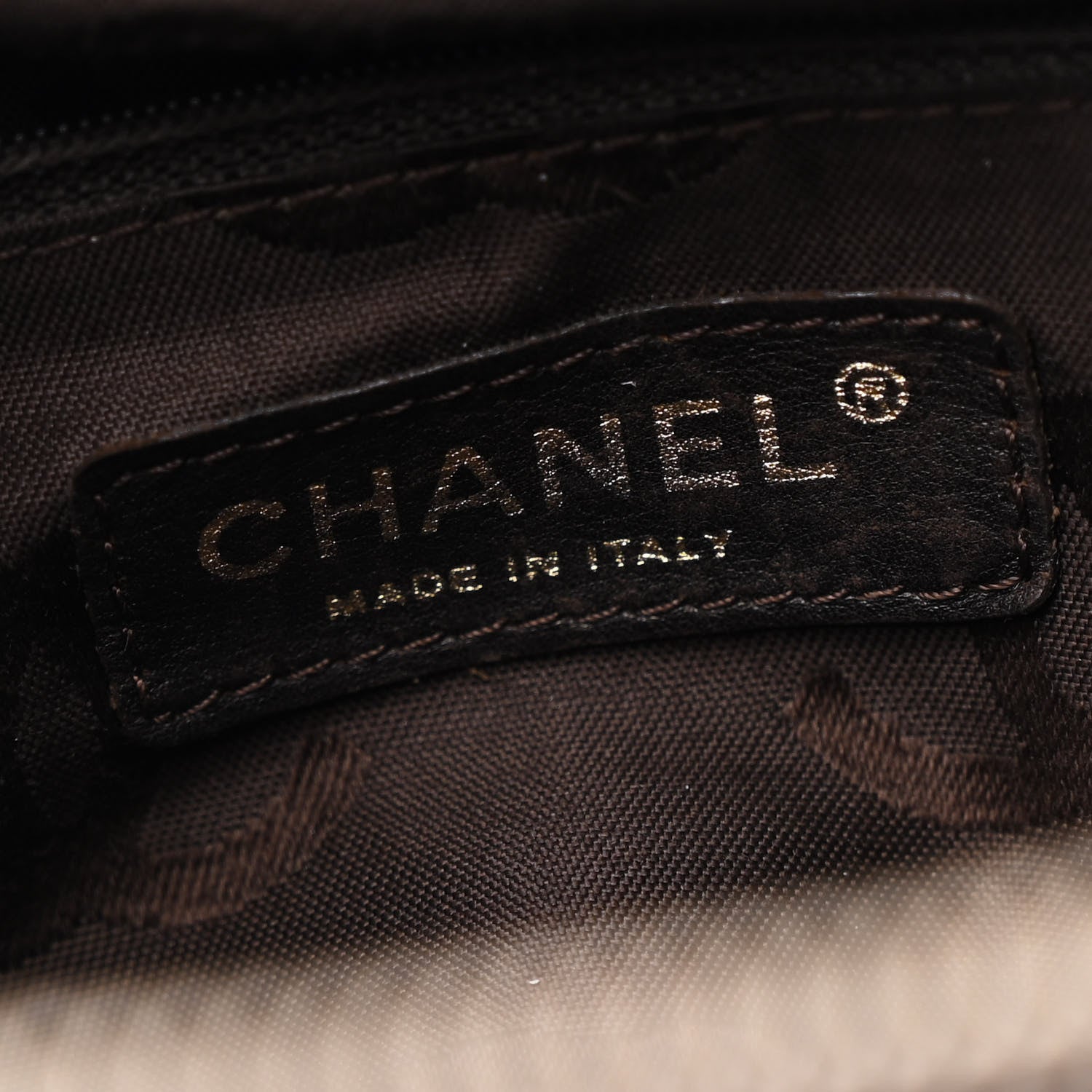 Chanel Caviar CC Stitched Medium Hobo Brown 6 of 16