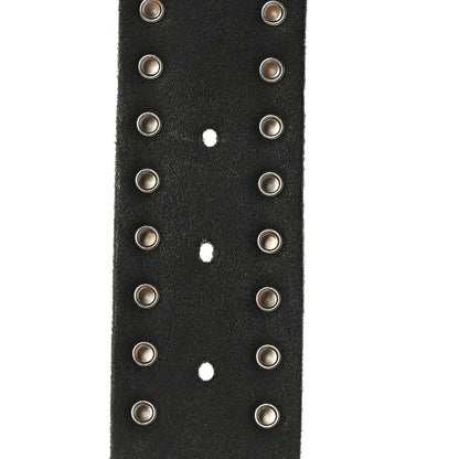 Gucci Calfskin Studded Double G 40mm Belt 80 32 Black 4 of 6