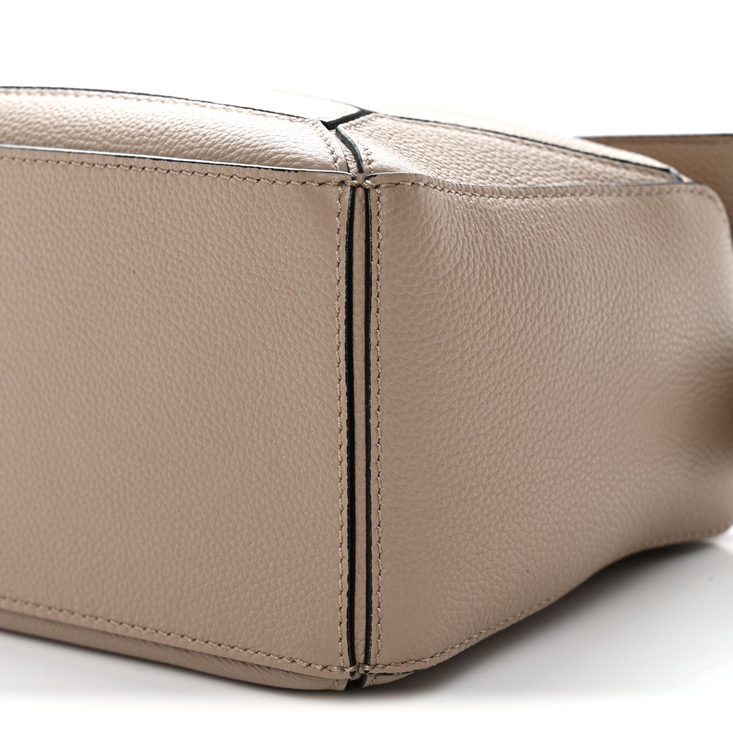 Loewe Grained Calfskin Small Puzzle Bag Sand 10 of 10