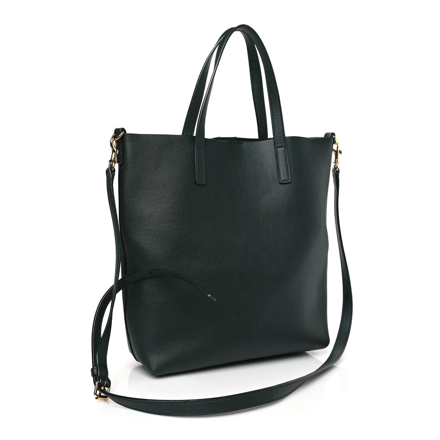 Calfskin Toy Shopping Tote Forest Green