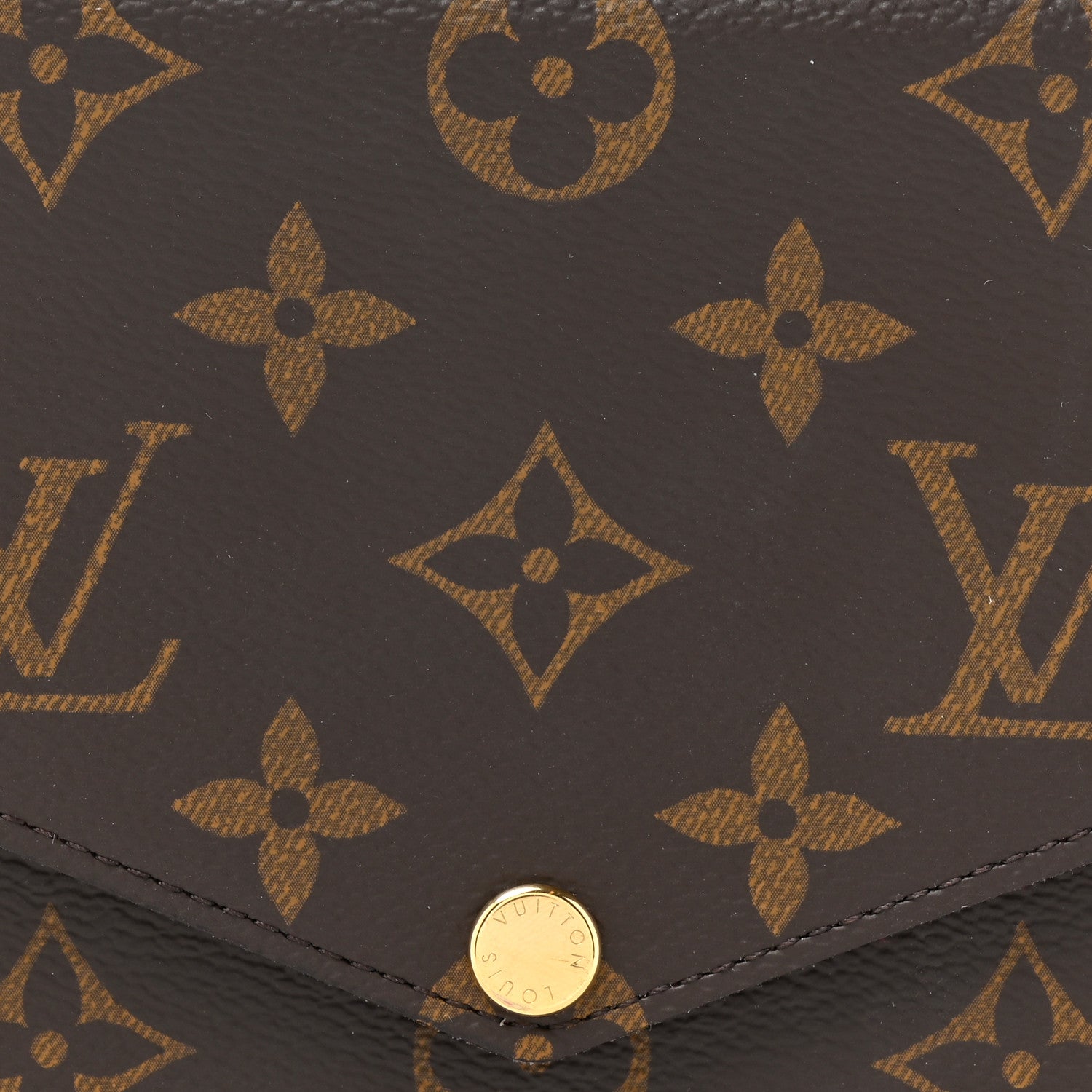 Louis Vuitton LOUIS VUITTON Monogram Pochette Felicie Chain Wallet Fuchsia 10 of 17