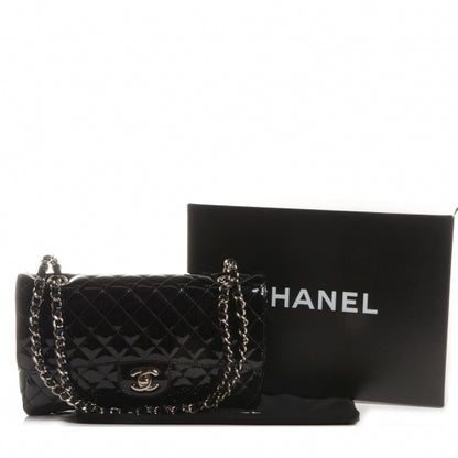 Chanel Patent Secret Label Medium Flap Black 5 of 8