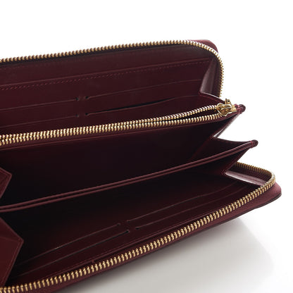 Louis Vuitton Vernis Zippy Wallet Rouge Fauviste 5 of 7