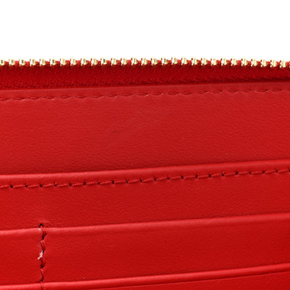 Burberry Soft Grain Elmore Zip Around Wallet Red 8 of 16