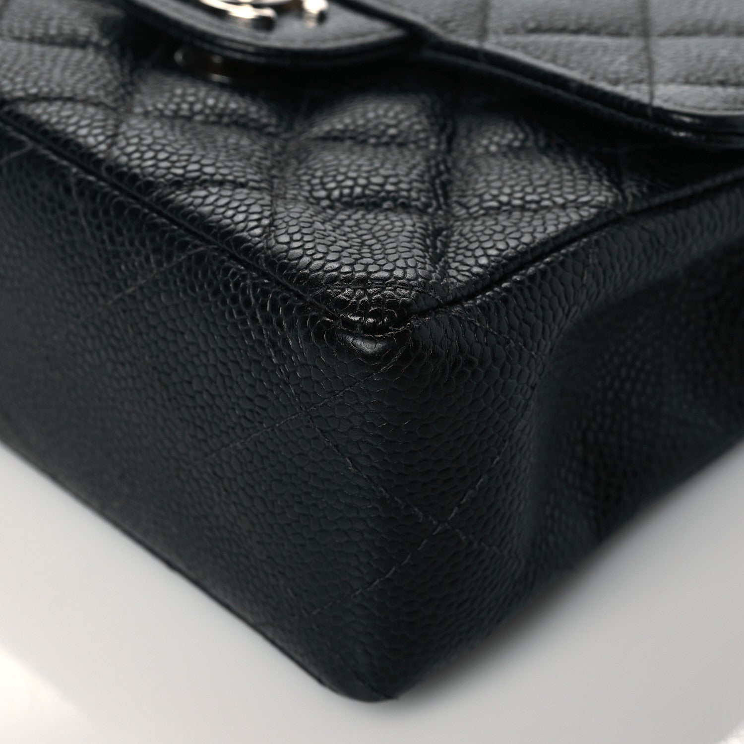 Chanel Caviar Quilted Mini Square Flap Black 10 of 11