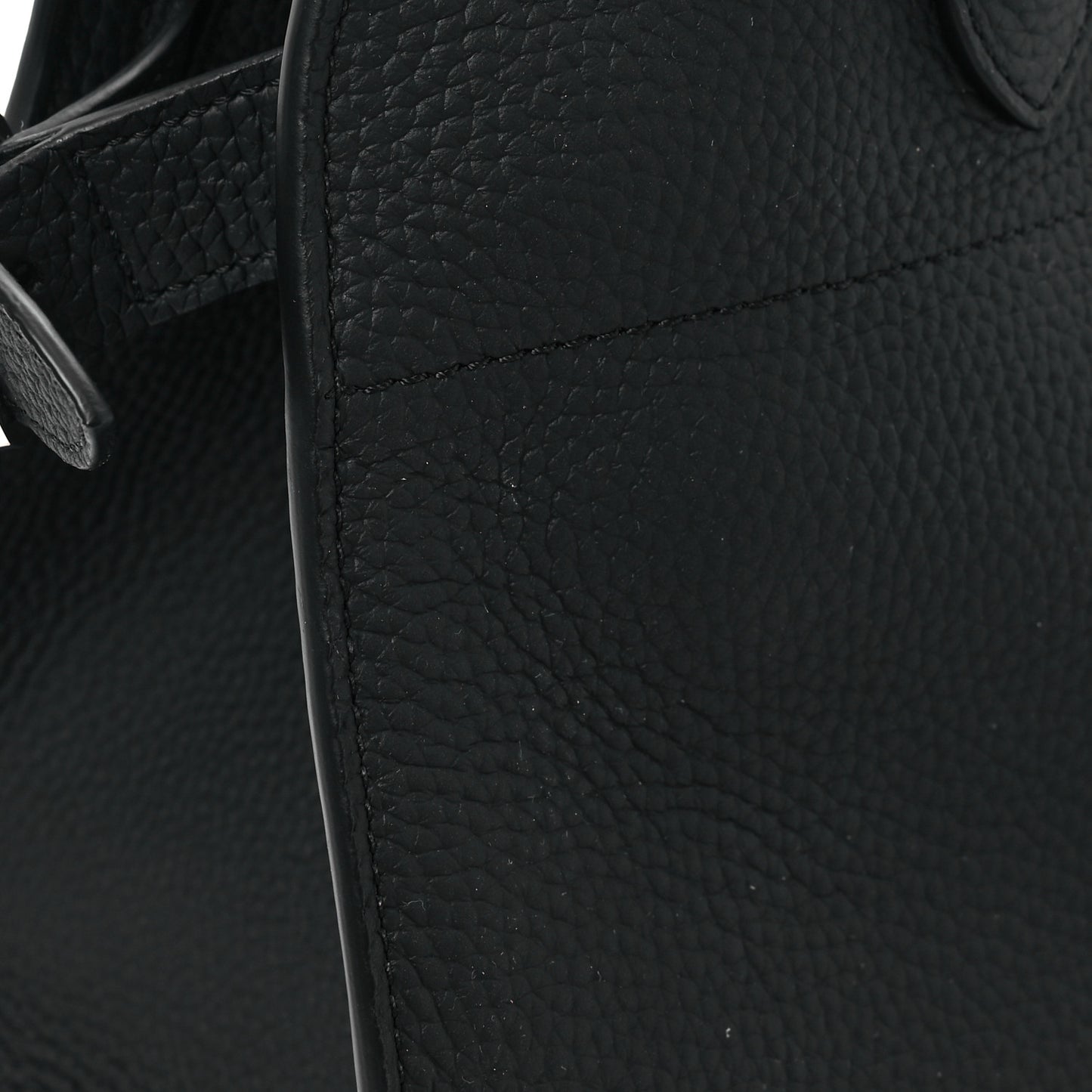 Matte Grained Calfskin Soft Margaux 12 Black