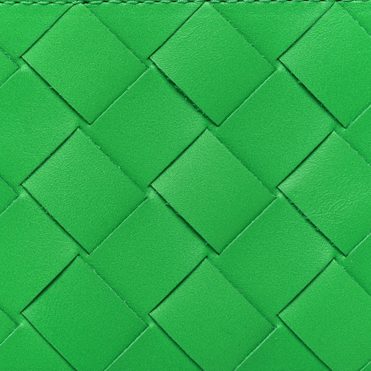 Bottega Veneta Calfskin Intrecciato Zip Card Holder Parakeet 7 of 8