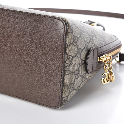 Gucci GG Supreme Monogram Web Medium Ophidia Top Handle Dome Bag Brown 6 of 9