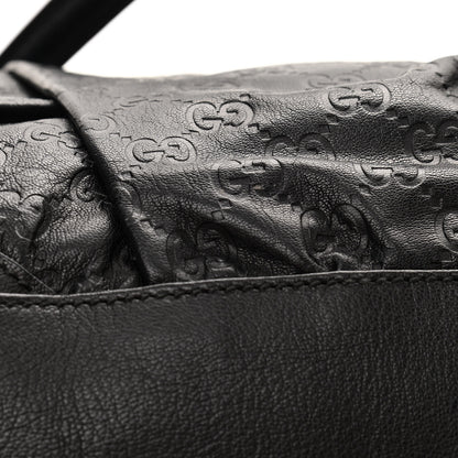 Gucci Guccissima Large Full Moon Tote Black 6 of 11