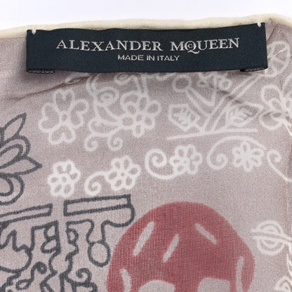 Alexander McQueen Silk Chiffon Skull Scarf 5 of 5