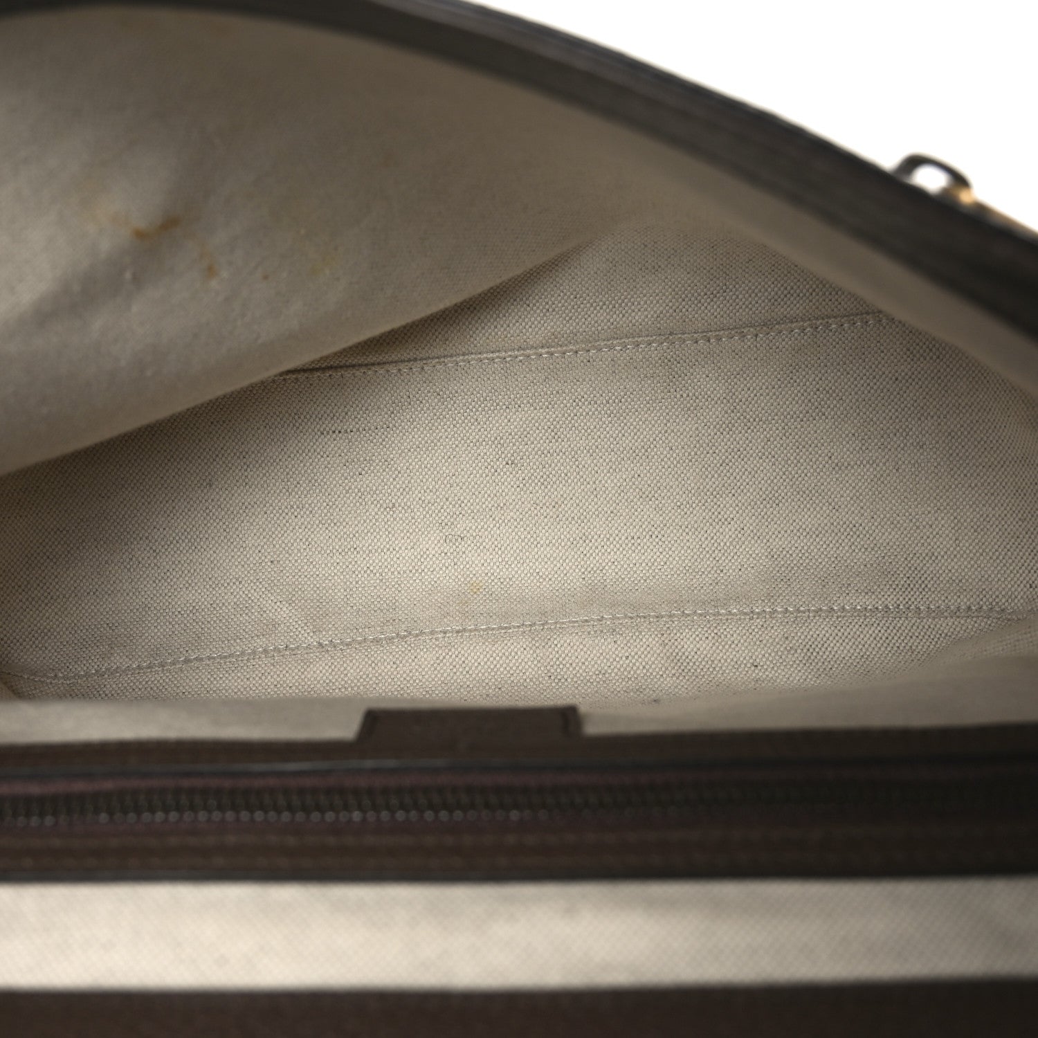 Gucci Tender GG Supreme Monogram Textured Dollar Calfskin Ophidia Messenger Bag Beige Ebony Dark Brown 5 of 11