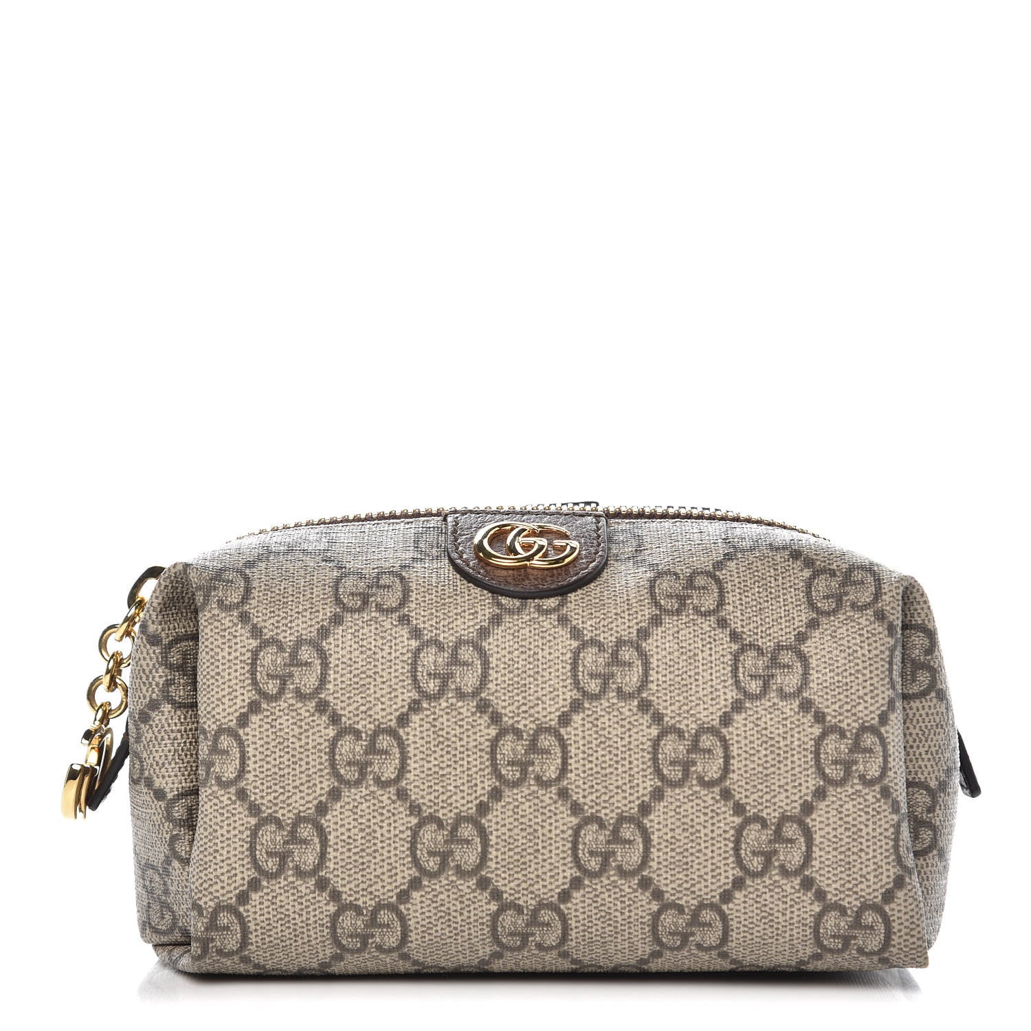 Gucci Soft GG Supreme Monogram Calfskin Small Ophidia Cosmetic Case Beige Ebony New Acero 1 of 8
