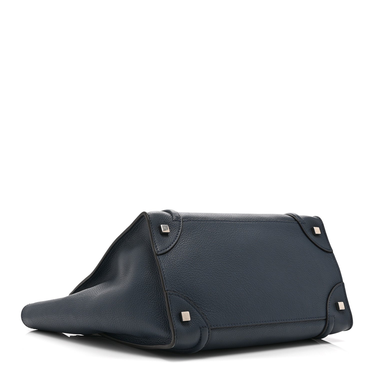Celine Drummed Calfskin Mini Luggage Orage 4 of 12